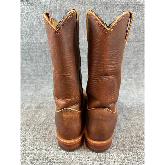 Rare CHIPPEWA 1901W60 USA Made Leather Western Pull-On Boots Women 7M main image 14